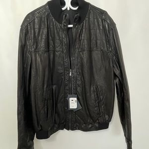 Z Zegna New Men’s Leather Jacket